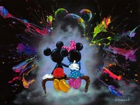 Mickey Mouse Fine Art Mickey Mouse Fine Art Mickey and Minnie Enjoy the View (SN)